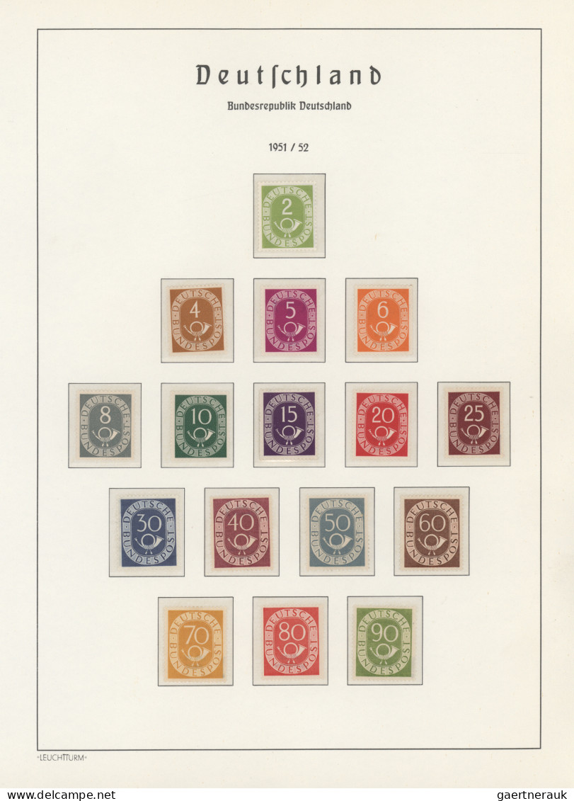 Nachlässe: 1949/1982 Ca., Kleiner Nachlass Mit Bundesrepublik Postfrisch (Postho - Kilowaar (min. 1000 Zegels)