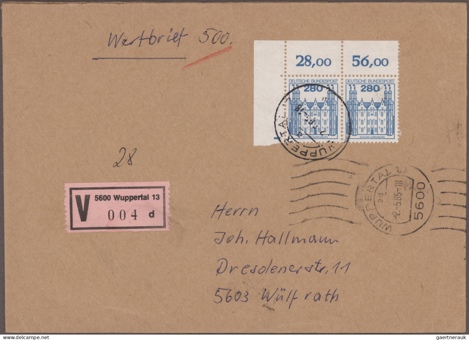 Nachlässe: Gewaltiger Posten Briefe und Karten "Nachkriegsdeutschland" mit siche