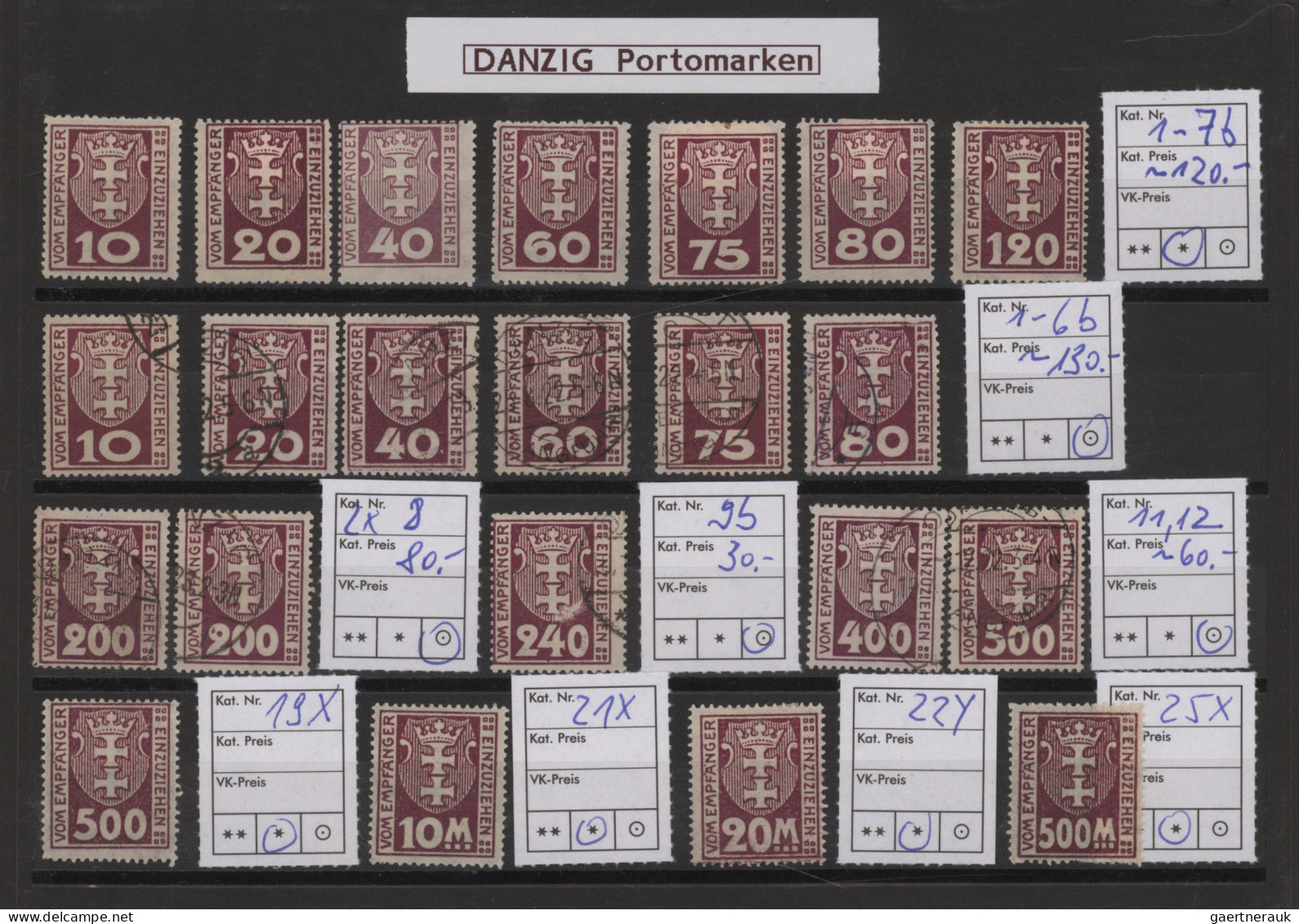 Nachlässe: 1898 - 1949, Kleiner Nachlassposten Mit Sammlungen Und Teilsammlungen - Vrac (min 1000 Timbres)