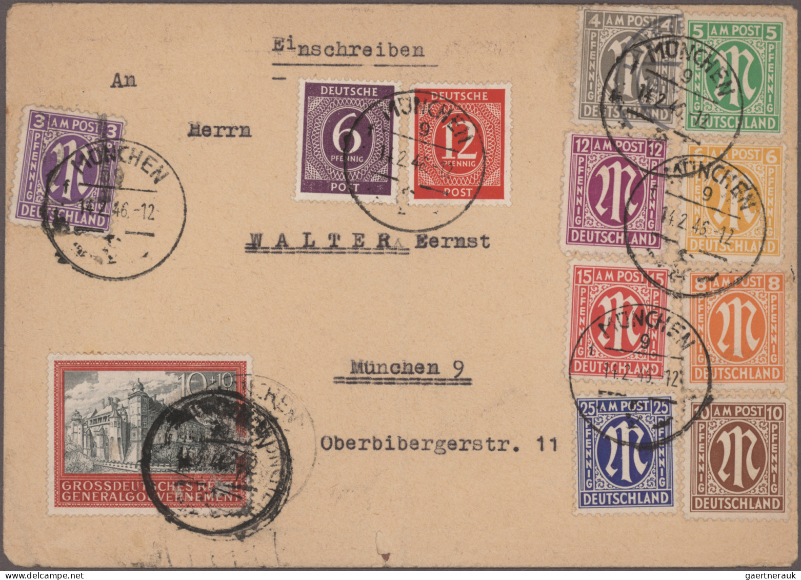 Nachlässe: Partie Von Briefen, Postkarten Und Marken In Zwei Kartons, Meist Deut - Lots & Kiloware (mixtures) - Min. 1000 Stamps