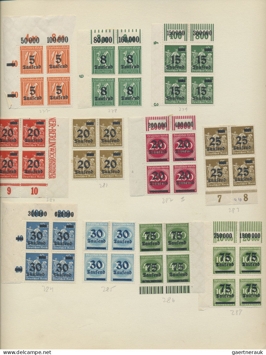 Nachlässe: 1919/2000 (ca), Interessanter Bestand "Deutschland" Dabei Eine Stempe - Vrac (min 1000 Timbres)