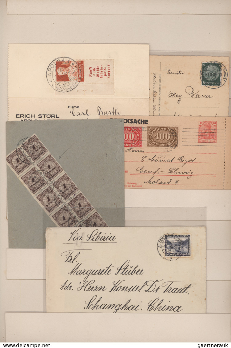 Nachlässe: Uriger Alt-Nachlass Aus Familienbesitz, Ein Dickes Altes Briefalbum M - Lots & Kiloware (mixtures) - Min. 1000 Stamps