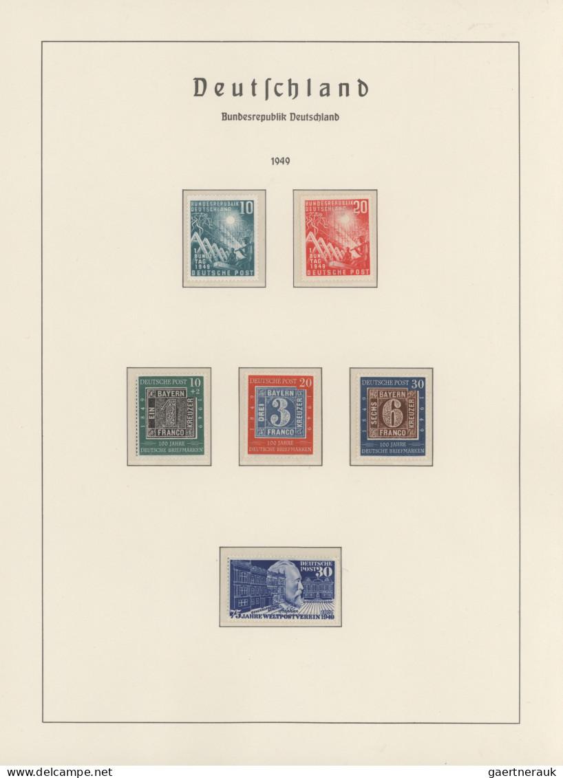 Nachlässe: 1933/1995 Ca., Sammlung Deutschland In 8 Vordruckalben Und 2 Alben "F - Lots & Kiloware (mixtures) - Min. 1000 Stamps