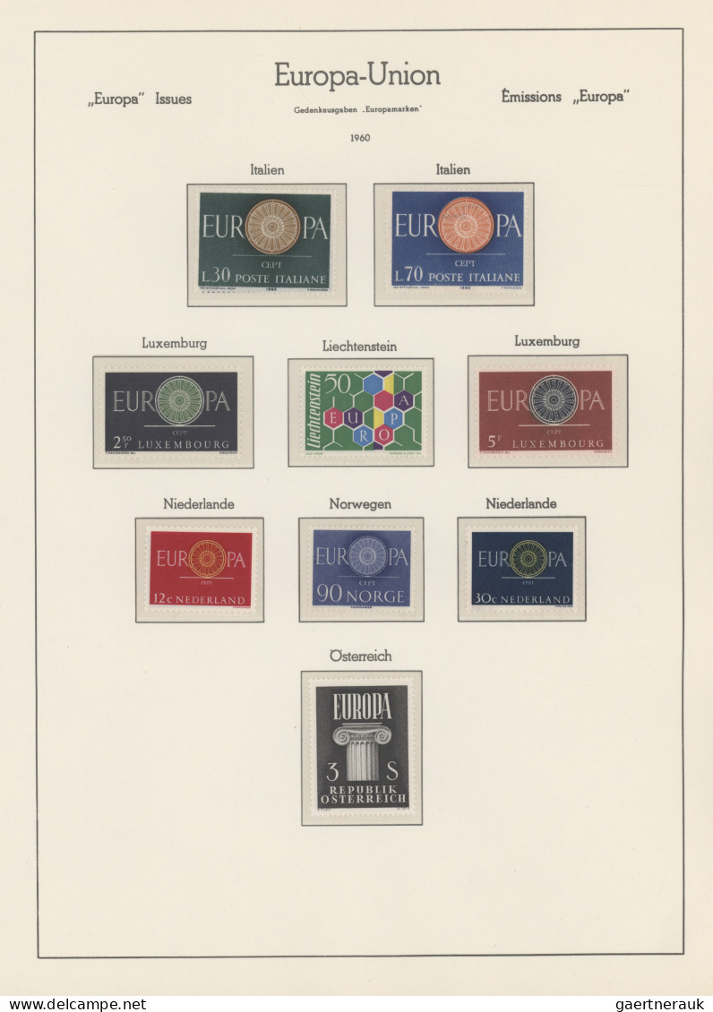 Nachlässe: 1949/1990 Ca., Nachlass Mit Deutschland, Österreich Und CEPT (1956-19 - Lots & Kiloware (min. 1000 Stück)