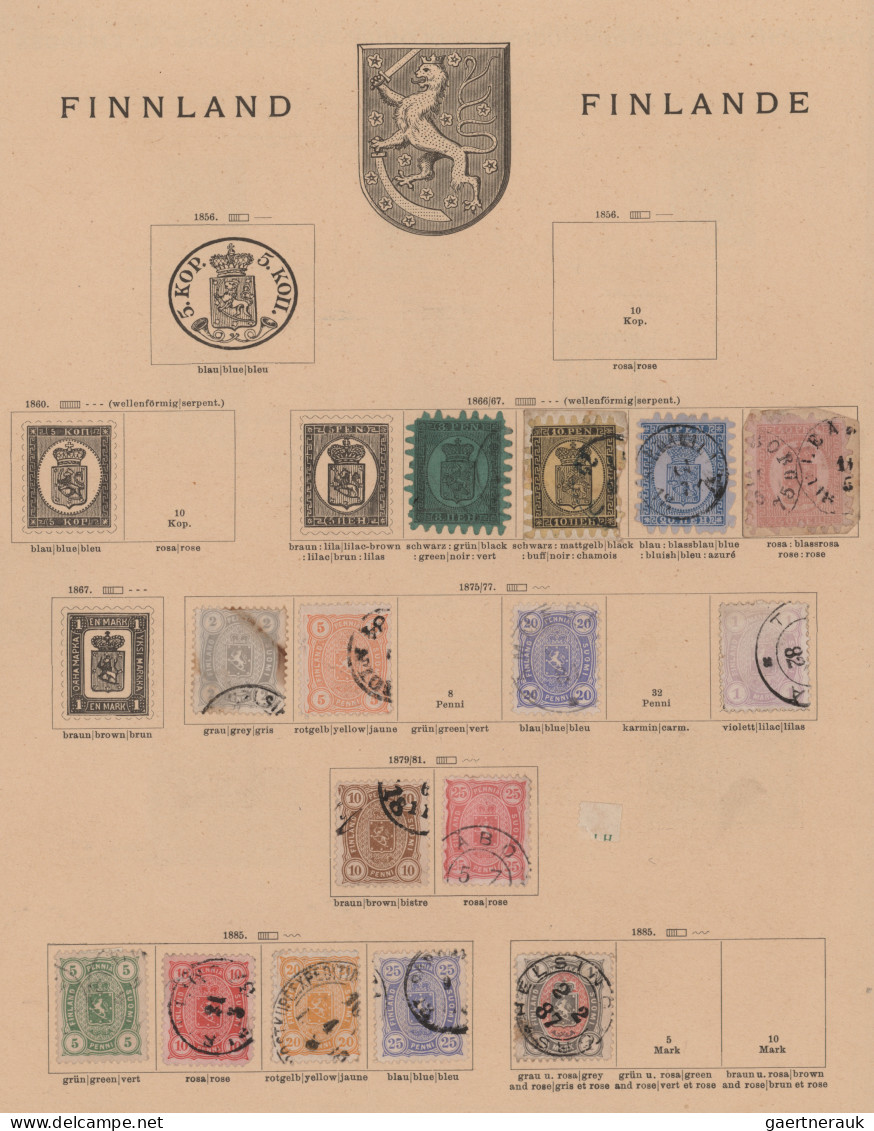 Nachlässe: 1880/1990 Ca. Nachlass Alben Mit Marken Aus Aller Welt In 2 Kartons. - Vrac (min 1000 Timbres)