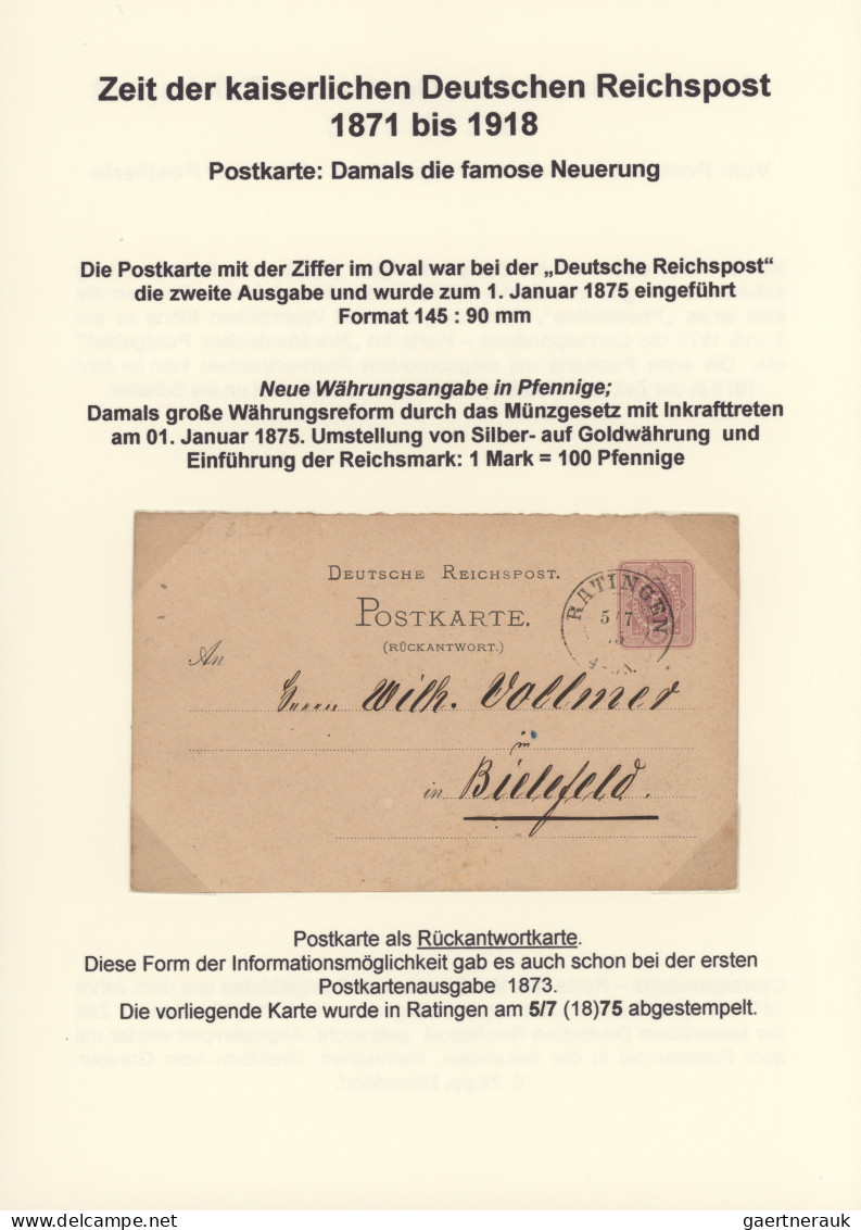 Heimat: Nordrhein-Westfalen: 1809/1945, RATINGEN, inhaltsreiche Heimatsammlung m