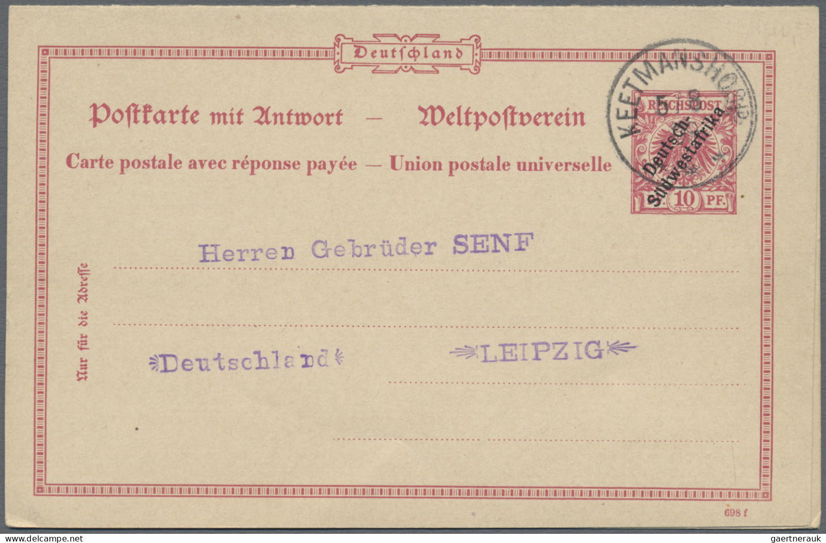 Deutsche Kolonien: 1898/1907, Kolonien In Afrika, Partie Von Sieben Nach Deutsch - Autres & Non Classés