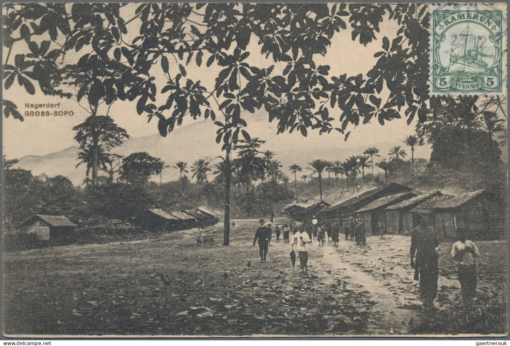 Deutsche Kolonien - Kamerun: 1900/1914, Partie Von Sechs Belegen, Unterschiedlic - Cameroun