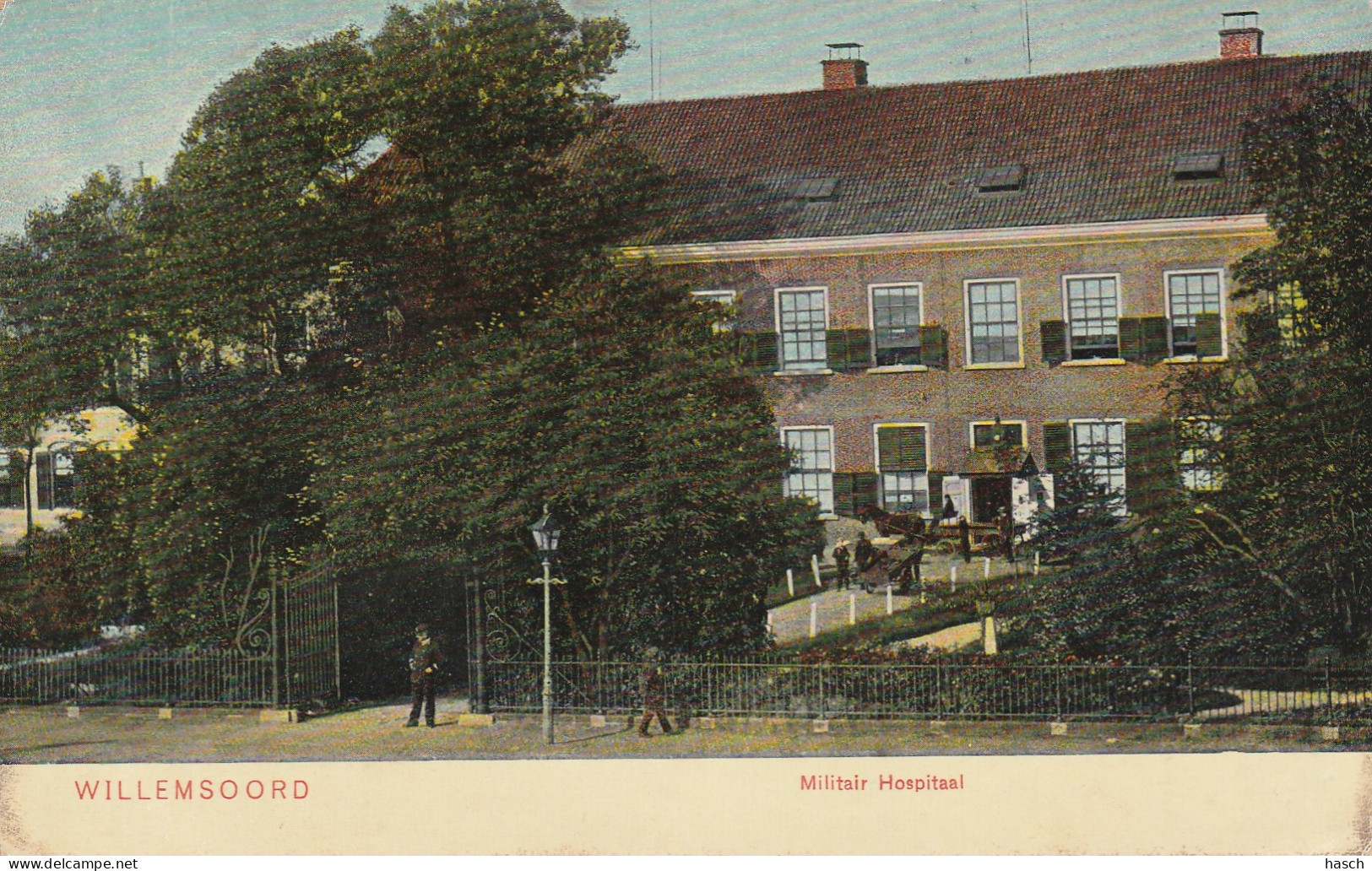 4912 324 Willemsoord, Militair Hospitaal. 1909.  - Den Helder