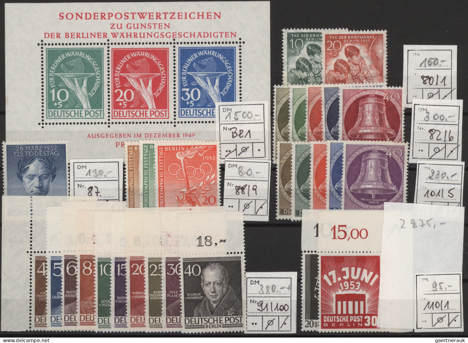 Deutschland: 1872/1955, Leuchtturm Steckkartenkiste Mit 60 Steckkarten Mit Sehr - Verzamelingen