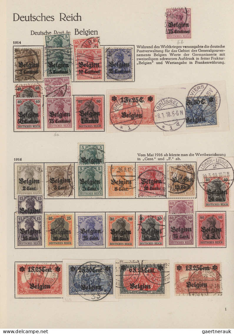 Deutschland: 1849/1939, 2bändige Sammlung In Behrens-Alben Ab Altdeutsche Staate - Sammlungen