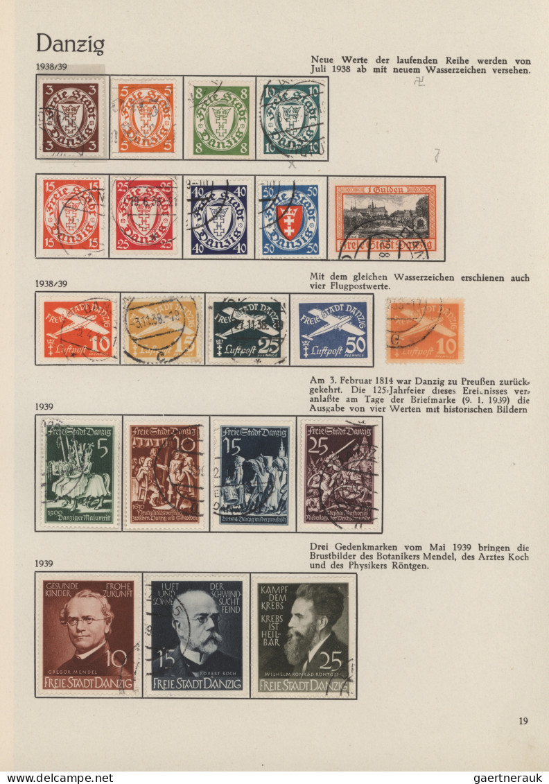 Deutschland: 1849/1939, 2bändige Sammlung In Behrens-Alben Ab Altdeutsche Staate - Collections