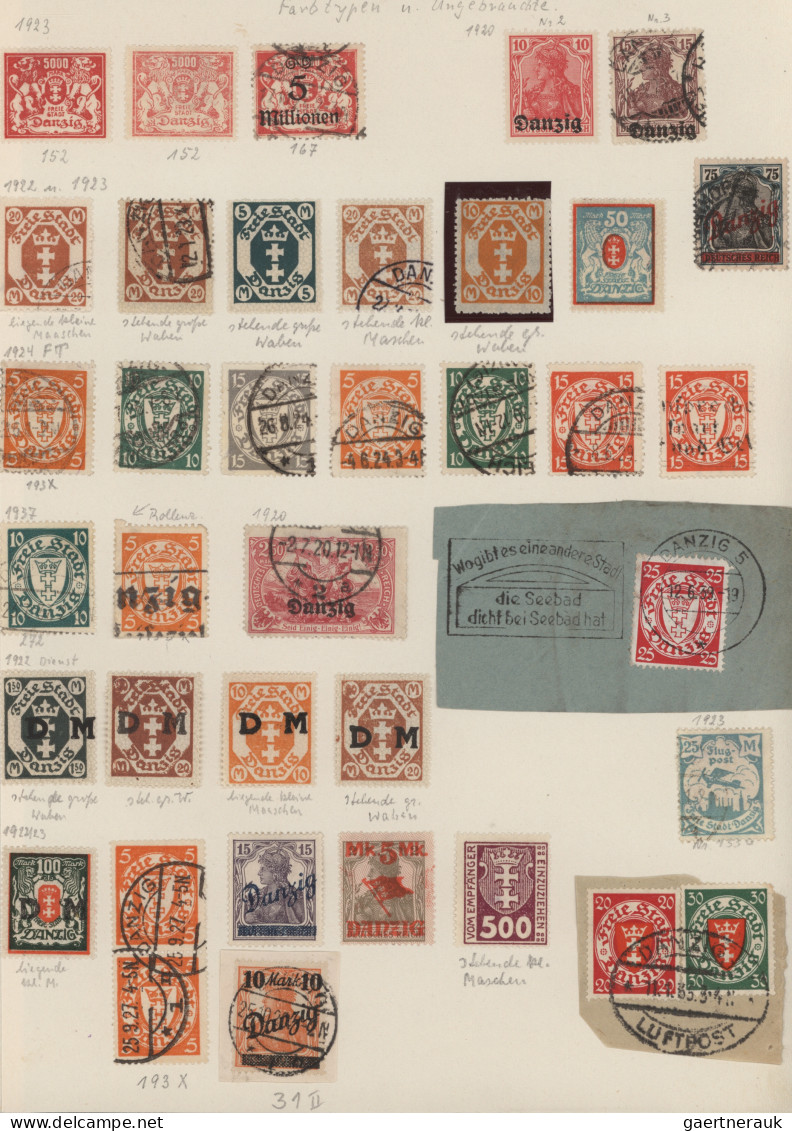 Deutschland: 1849/1939, 2bändige Sammlung In Behrens-Alben Ab Altdeutsche Staate - Collections