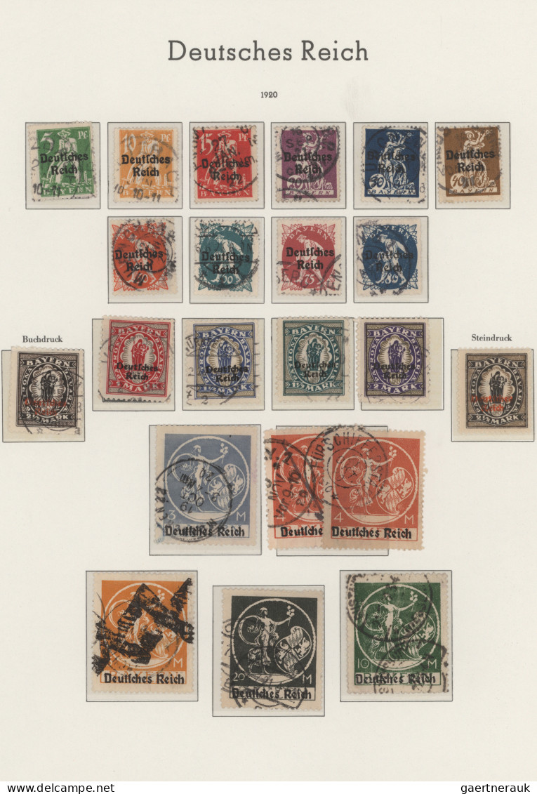 Deutschland: 1871/1932, Gestempelte Sammlung Ab Brustschilden Mit Ansprechendem - Collections