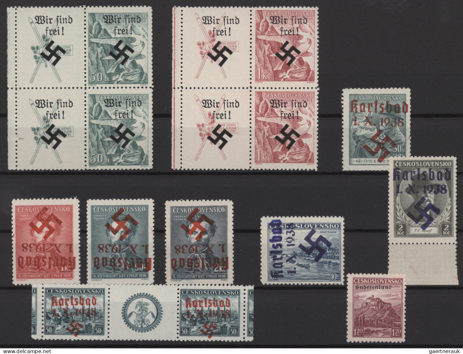 Deutschland: 1849/1945, Deutschland Bis 1945: Bunter Mix Mit Gutem Teil Altdeuts - Collections