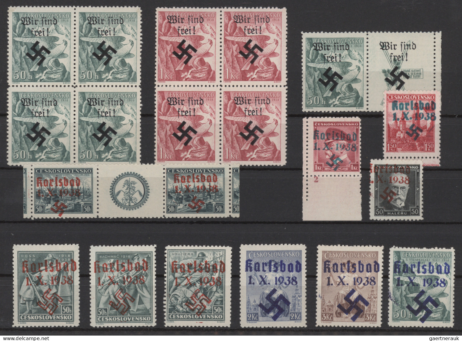 Deutschland: 1849/1945, Deutschland Bis 1945: Bunter Mix Mit Gutem Teil Altdeuts - Collections