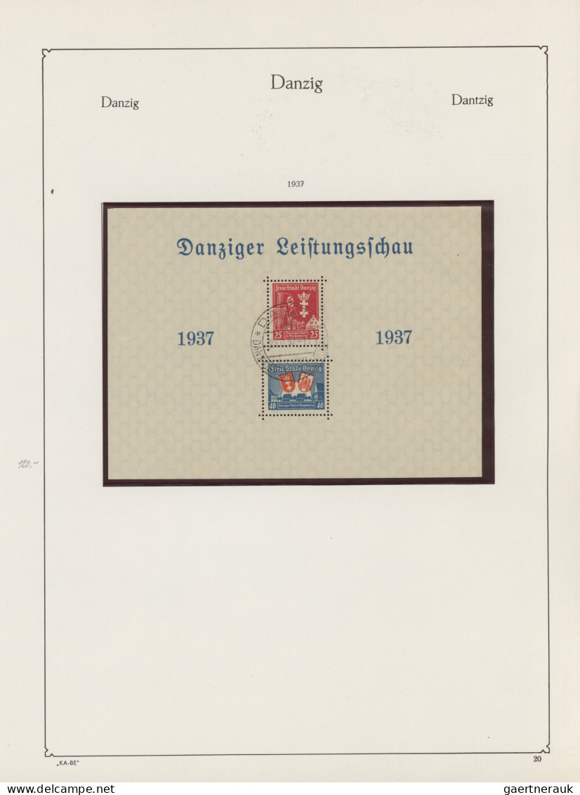 Deutschland: 1920/1990, Sauber Geführte Sammlung Im Alten KA/BE-Vordruckalbum, D - Collezioni