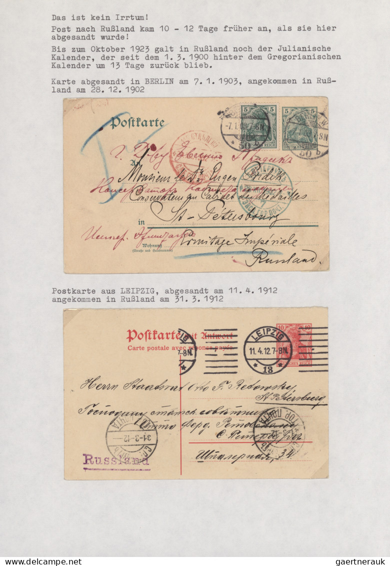 Deutschland: 1820/2000 (ca.), Vielseitiger Sammlungsbestand In Drei Dicken Ordne - Collections