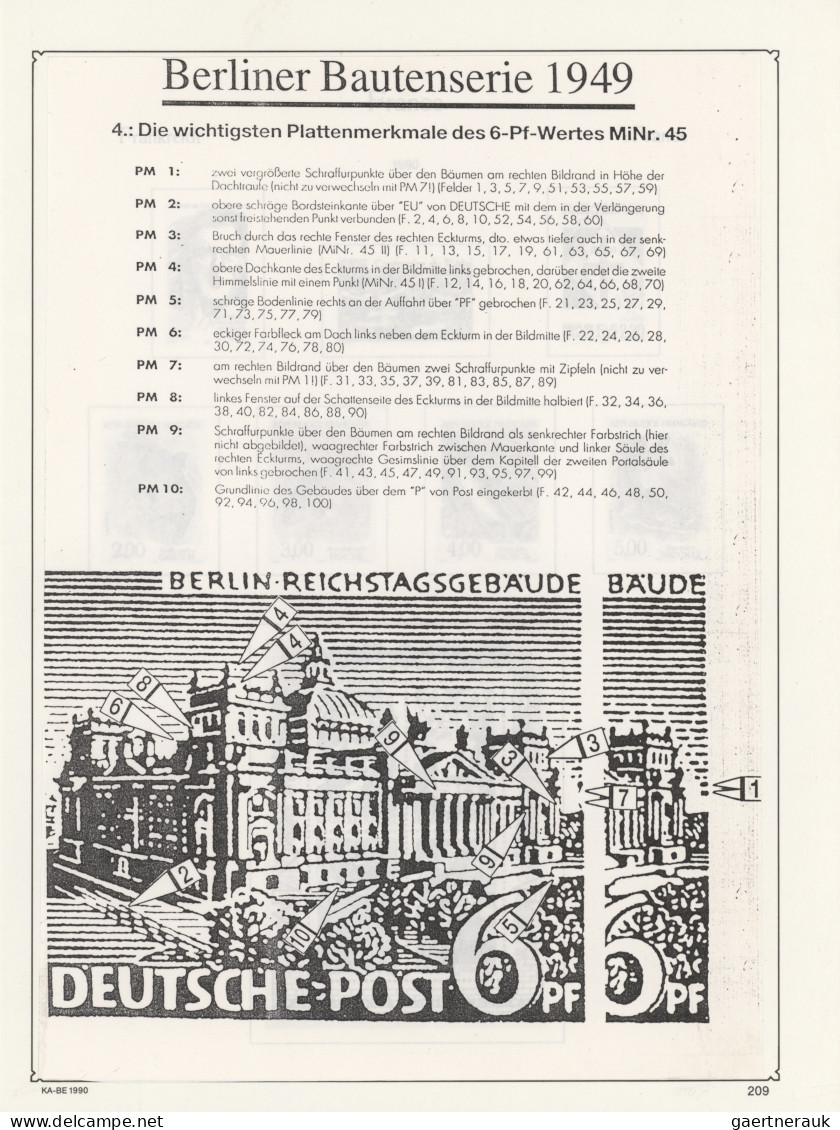 Deutschland - Besonderheiten: 1923/1949: Spannendes Album Mit Den Plattenmerkmal - Otros