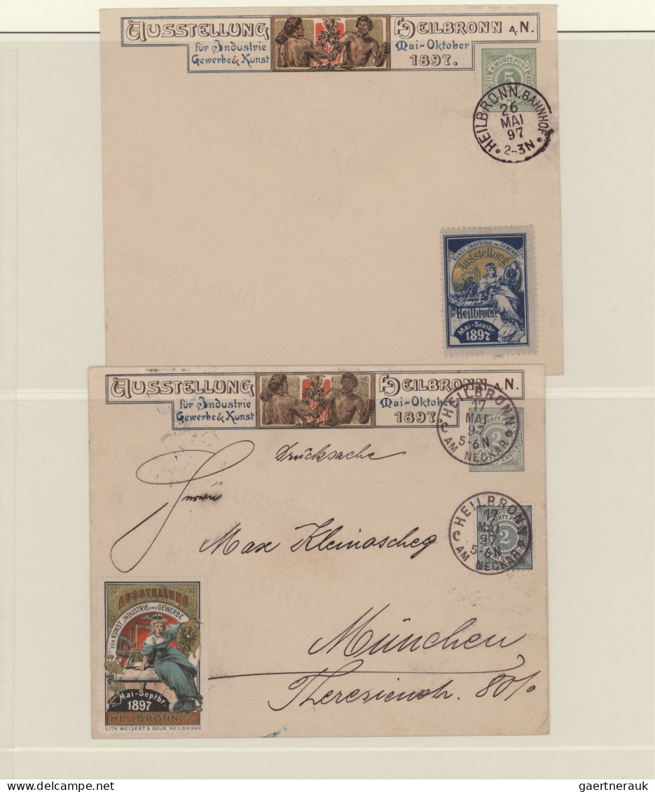 Heimat: Baden-Württemberg: HEILBRONN 1784-1960 Ca.: Umfangreiche Heimatsammlung - Altri