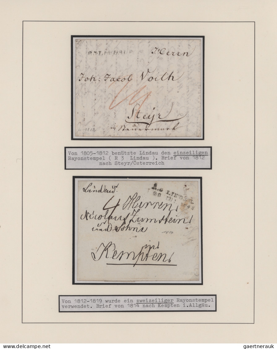 Heimat: Bayern: 1750/1950 (ca.), Prachtvolle Heimatsammlung Mit 150 Karten Und B - Otros
