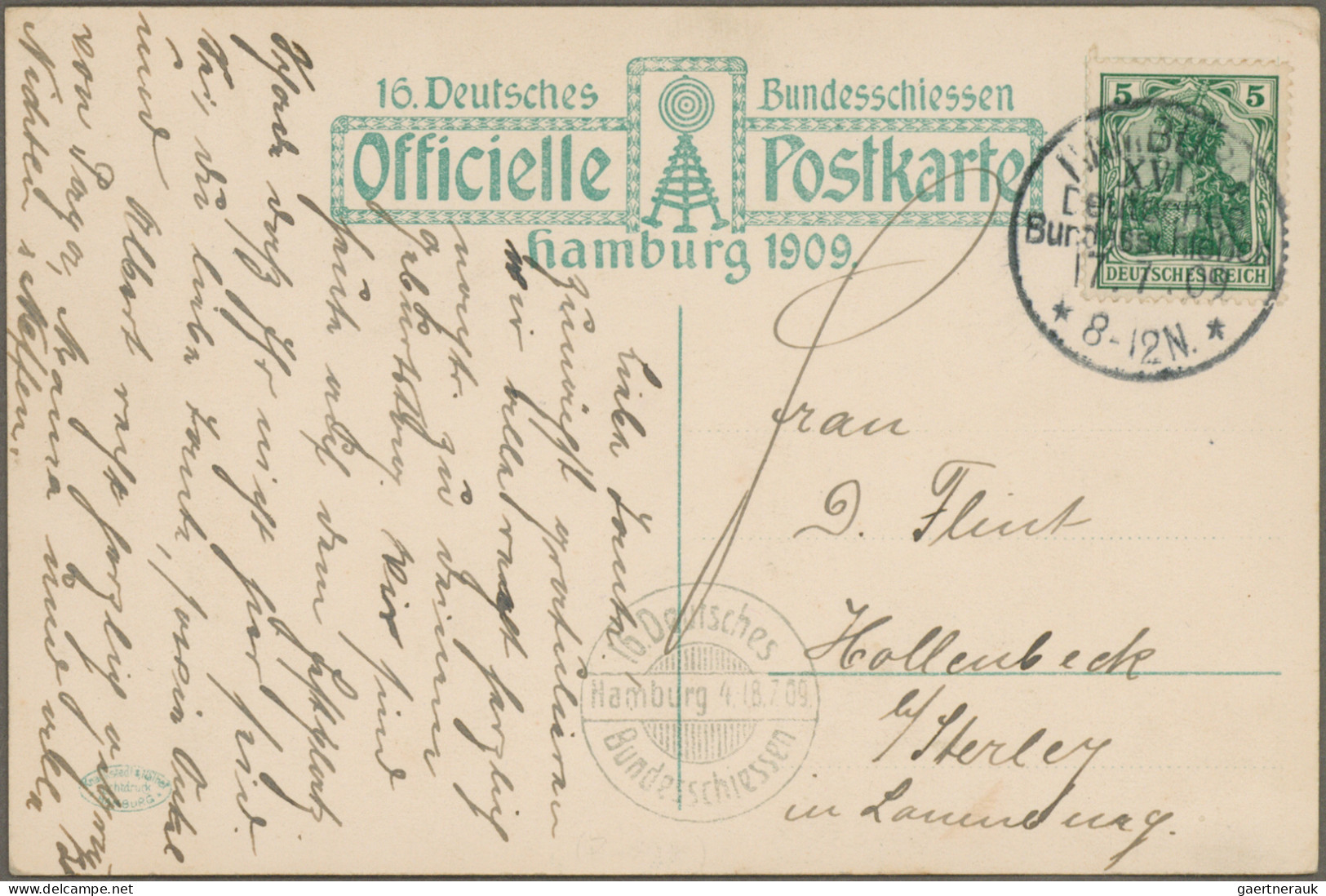 Heimat: Hamburg: 1869/1932, Partie von 31 Belegen, dabei etliche Ansichtskarten,