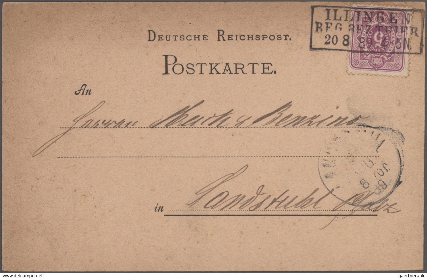 Heimat: Saarland: 1880/1990 (ca.), Bestand Von Einigen Hundert Briefen Und Karte - Autres