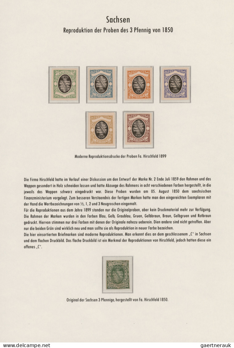 Altdeutschland: 1849/1875, Sehr Umfangreiche, Zumeist Gestempelte, Sorgfältig Au - Collections