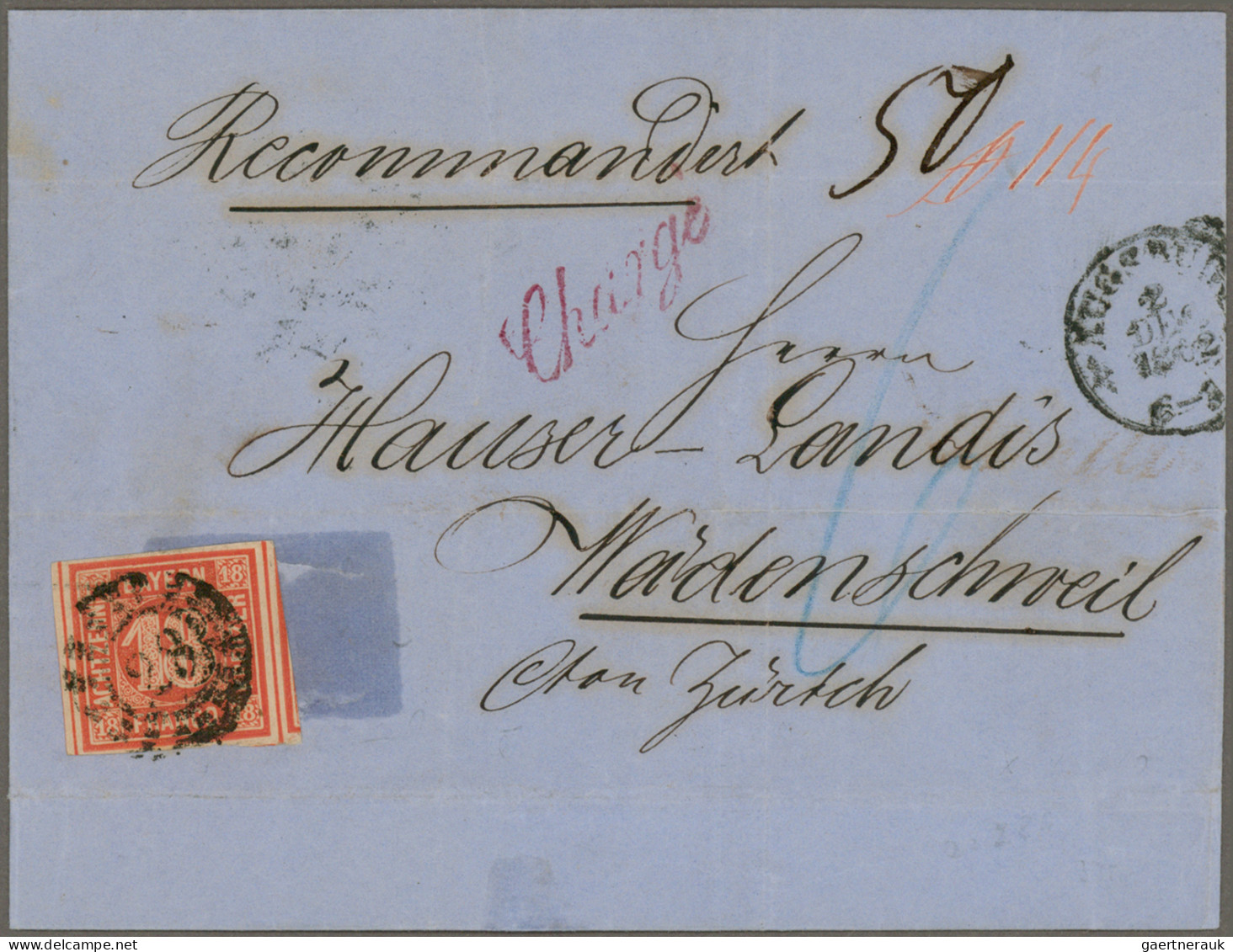 Altdeutschland: 1863/1867 (ca.), Interessante Partie Mit Ca. 30 Belegen Und Bess - Collezioni