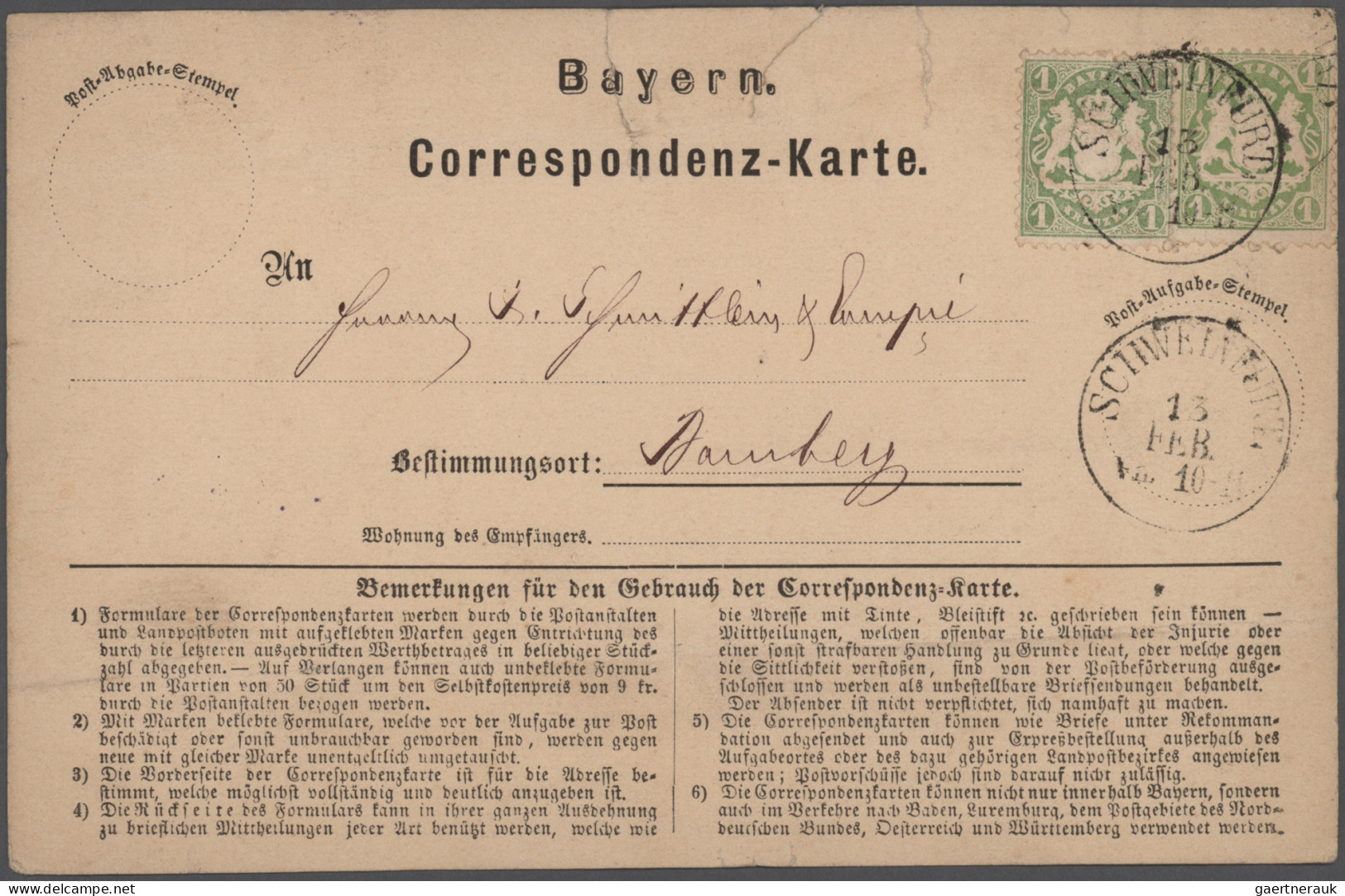 Altdeutschland: Interessante Partie Mit Ca. 170 Poststücken Ab Vorphila, Dabei U - Collections