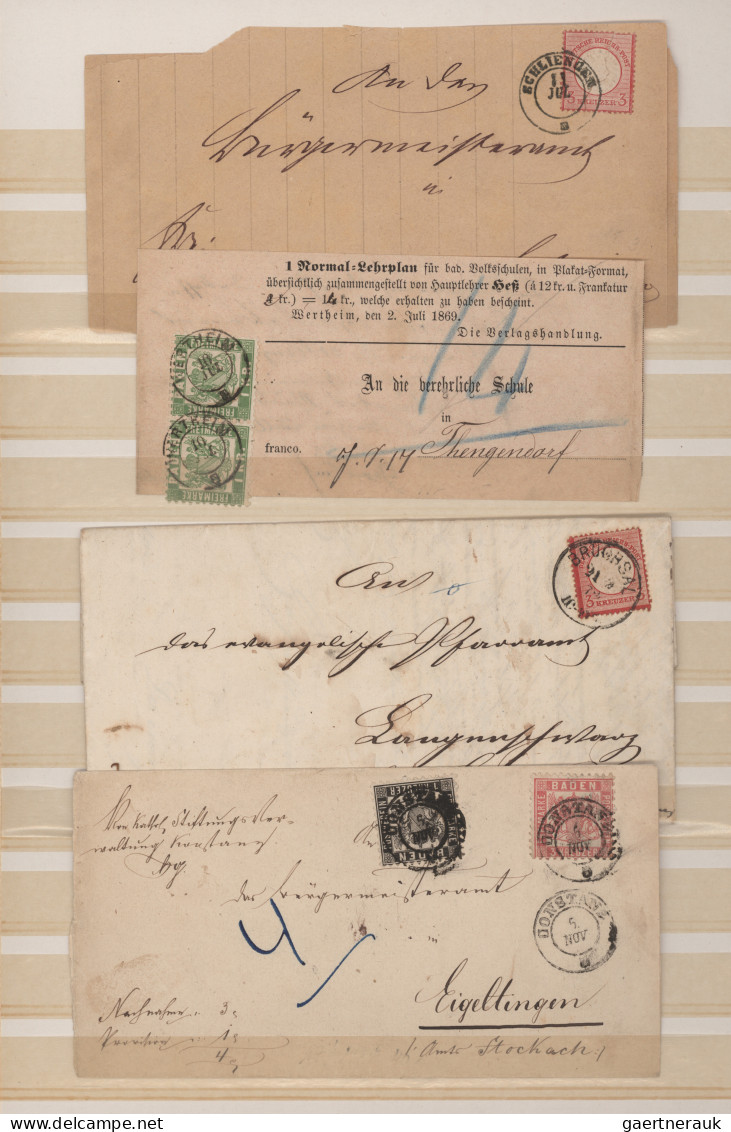 Altdeutschland Und Deutsches Reich: 1850/1875, Sammlungspartie Von 38 Briefen, K - Collections