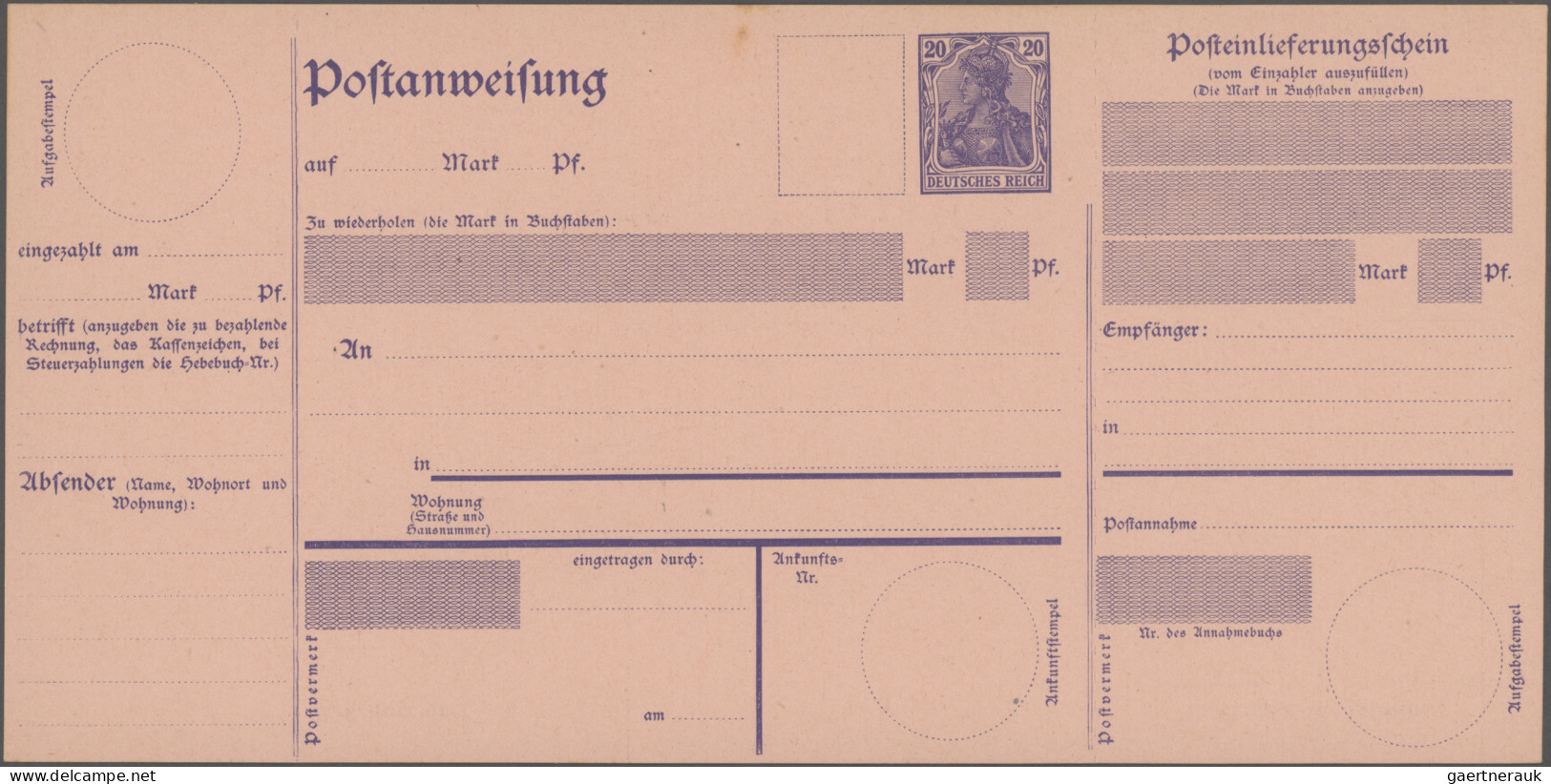 Altdeutschland Und Deutsches Reich: 1851/1945 Ca.: Rund 190 Ganzsachen Altdeutsc - Collections