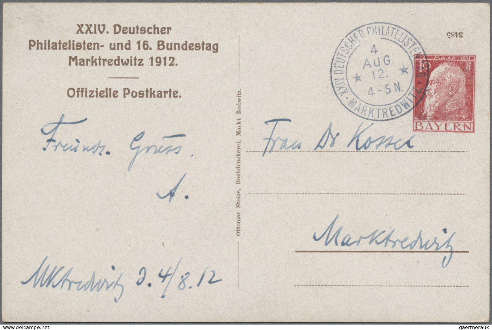 Bayern - Privatganzsachen: 1900/1914, Saubere Partie Von 32 Fast Nur Gelaufenen - Sonstige & Ohne Zuordnung