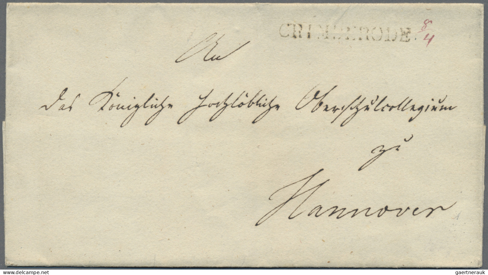 Hannover - Marken und Briefe: 1808/1868 (ca.), Sammlung von ca. 56 meist markenl