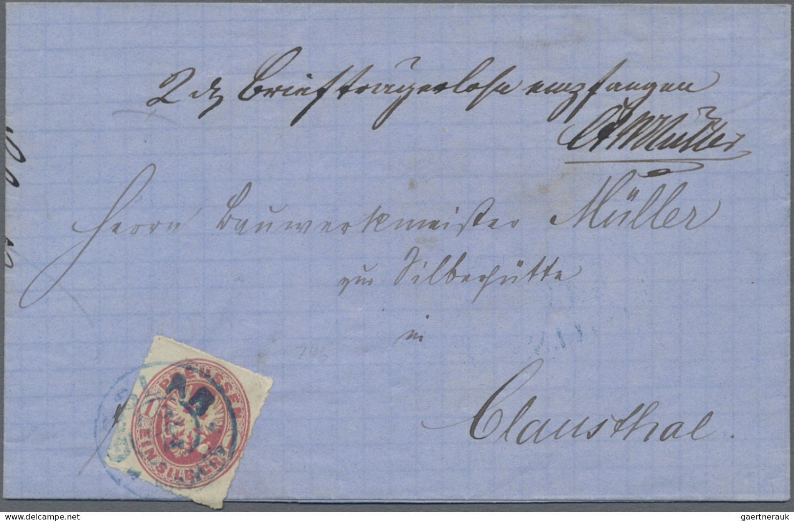 Hannover - Marken Und Briefe: 1827/1867, Partie Von Fünf Belegen, Dabei MiNr. 3 - Hannover