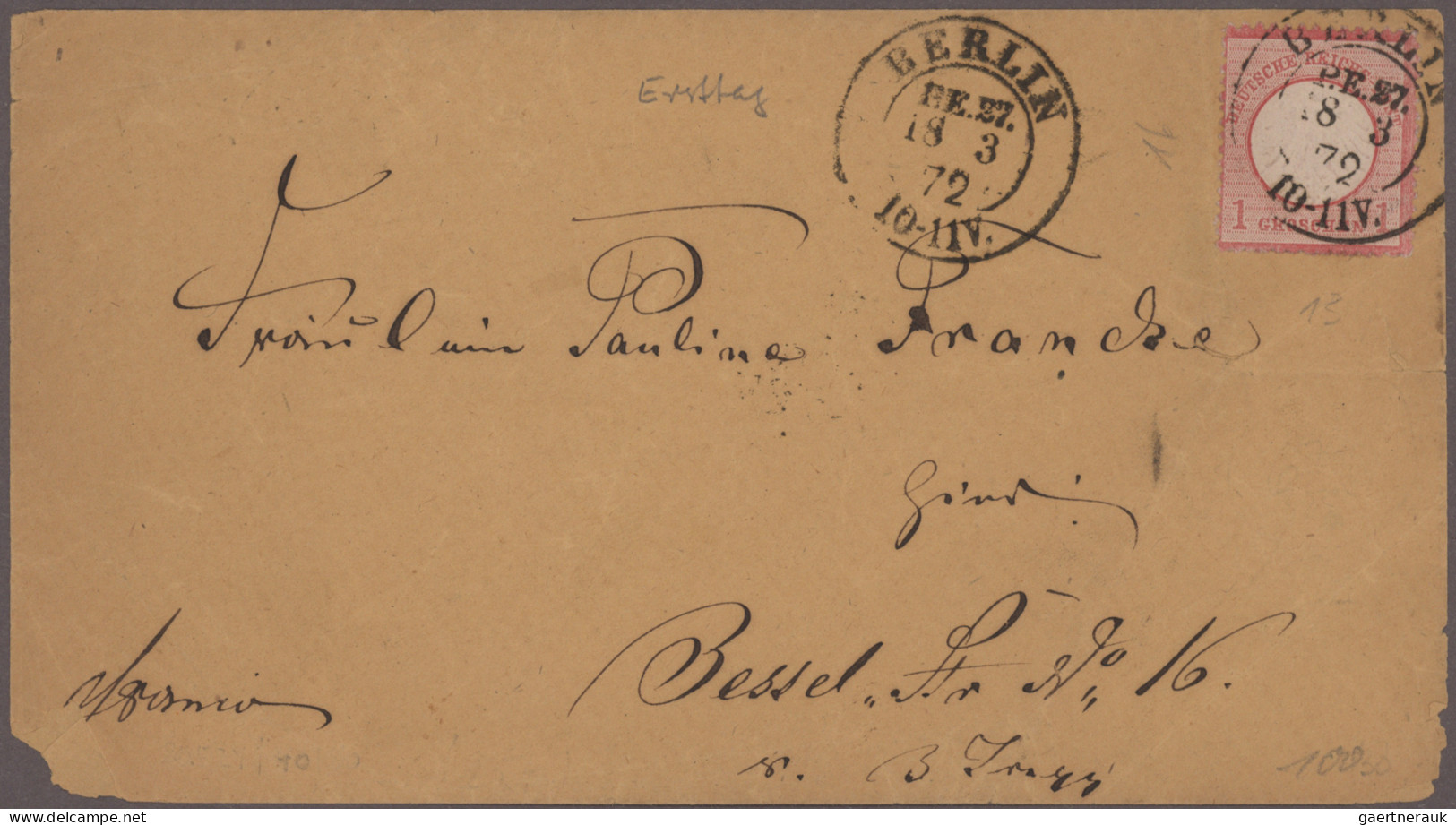 Preußen - Stempel: 1860/1915 (ca.), BERLIN-STEMPEL, Sammlung Von Ca. 125 Briefen - Other & Unclassified