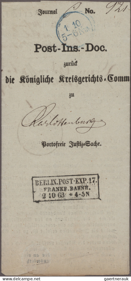 Preußen - Stempel: 1860/1915 (ca.), BERLIN-STEMPEL, Sammlung Von Ca. 125 Briefen - Autres & Non Classés