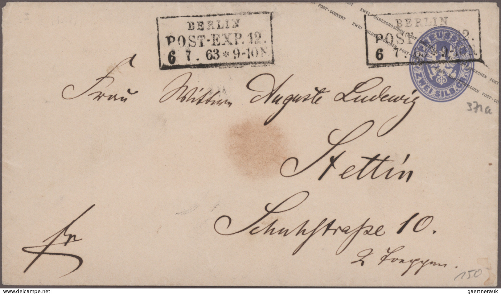 Preußen - Stempel: 1860/1915 (ca.), BERLIN-STEMPEL, Sammlung von ca. 125 Briefen