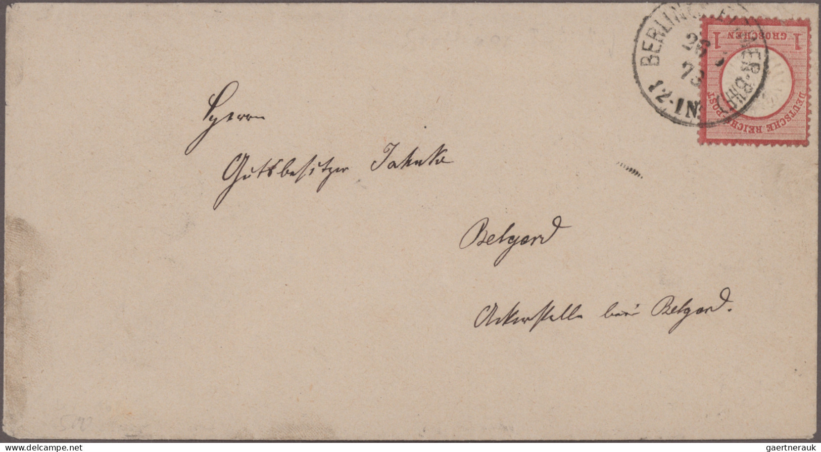 Preußen - Stempel: 1860/1915 (ca.), BERLIN-STEMPEL, Sammlung von ca. 125 Briefen