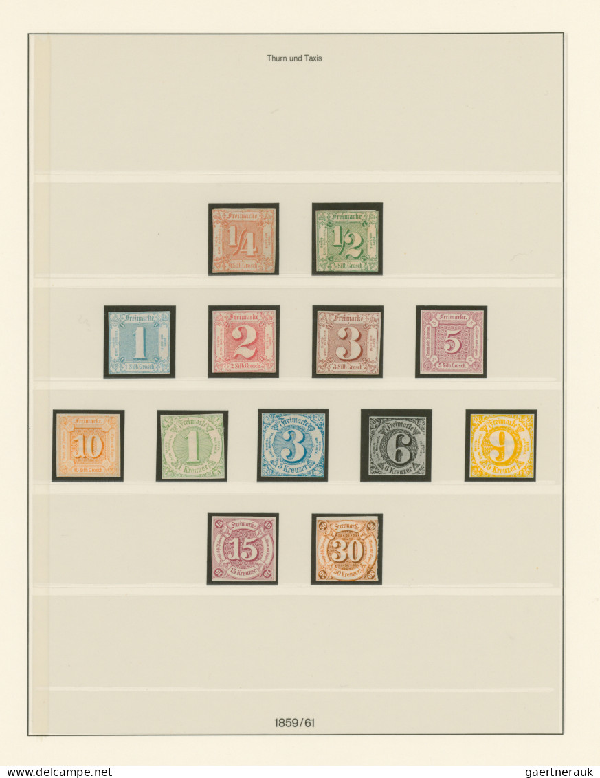 Thurn & Taxis - Marken Und Briefe: 1852/1865 (ca.), Gestempelte Und Ungebrauchte - Andere & Zonder Classificatie