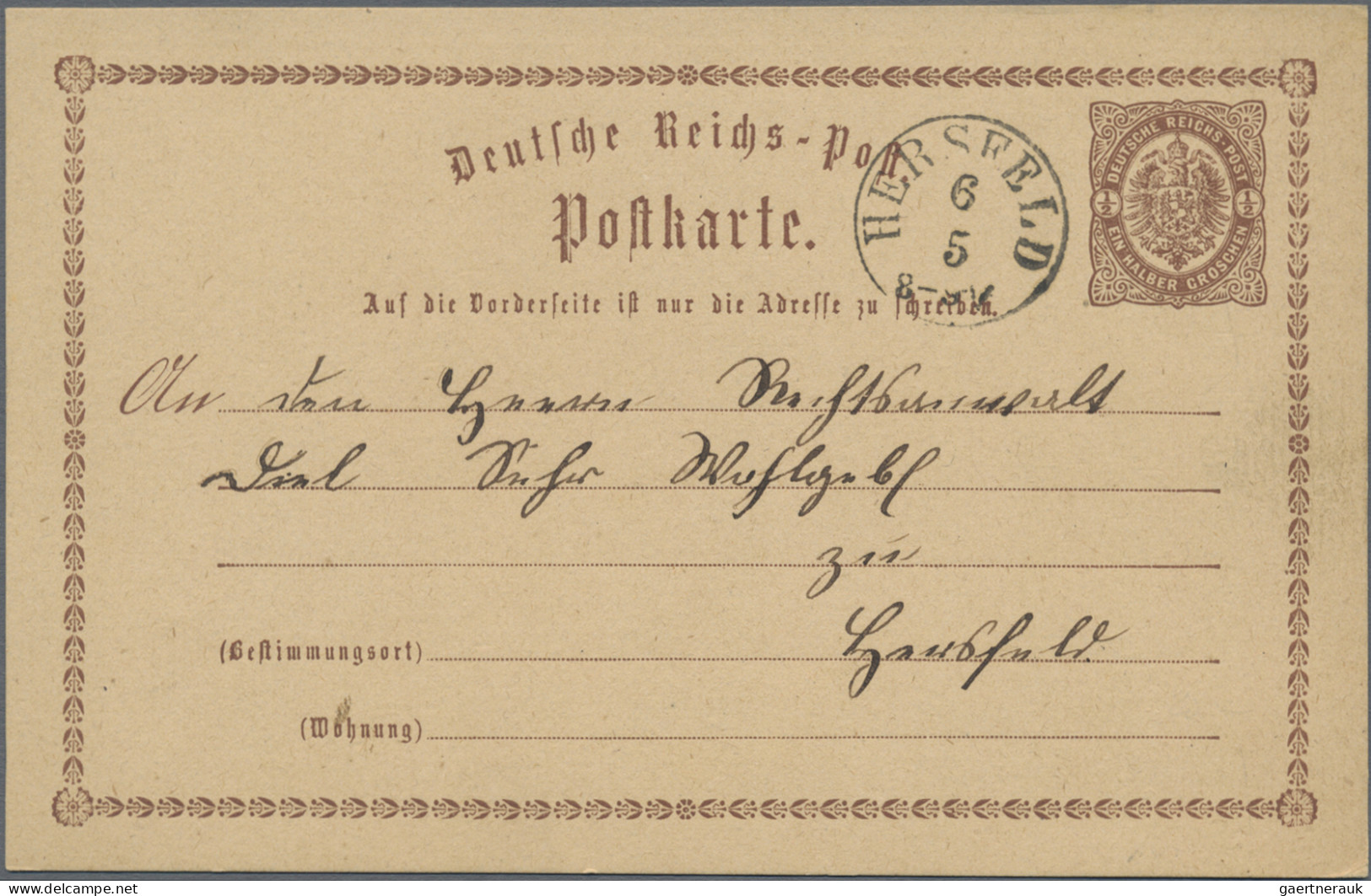 Thurn & Taxis - Marken und Briefe: 1865/1874 (ca.), Partie von 13 besseren Beleg