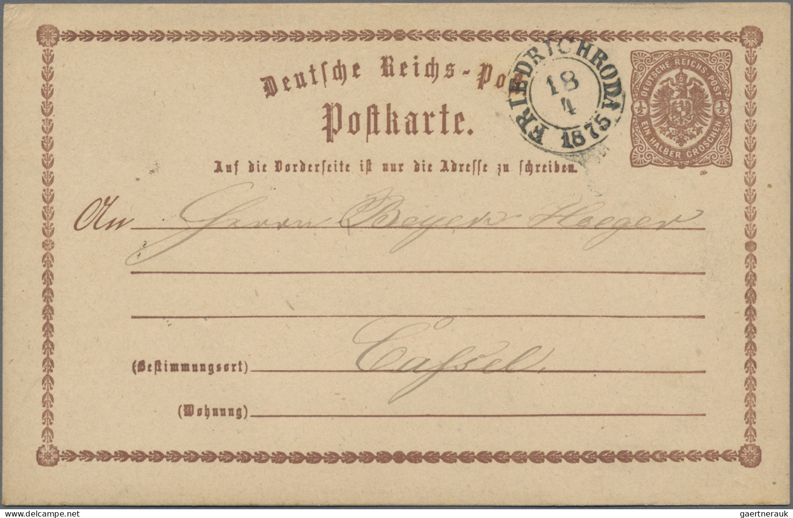 Thurn & Taxis - Nachverwendete Stempel: 1873/1885, Partie von 26 gebrauchten Gan