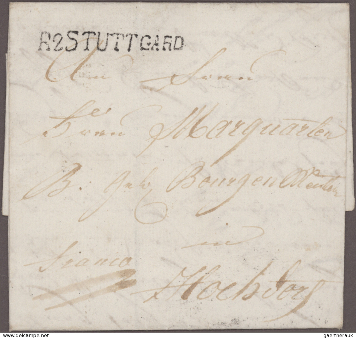 Württemberg - Vorphilatelie: 1639/1908, Posten Mit Ca. 280 Vorphila-Belegen Bzw. - [Voorlopers