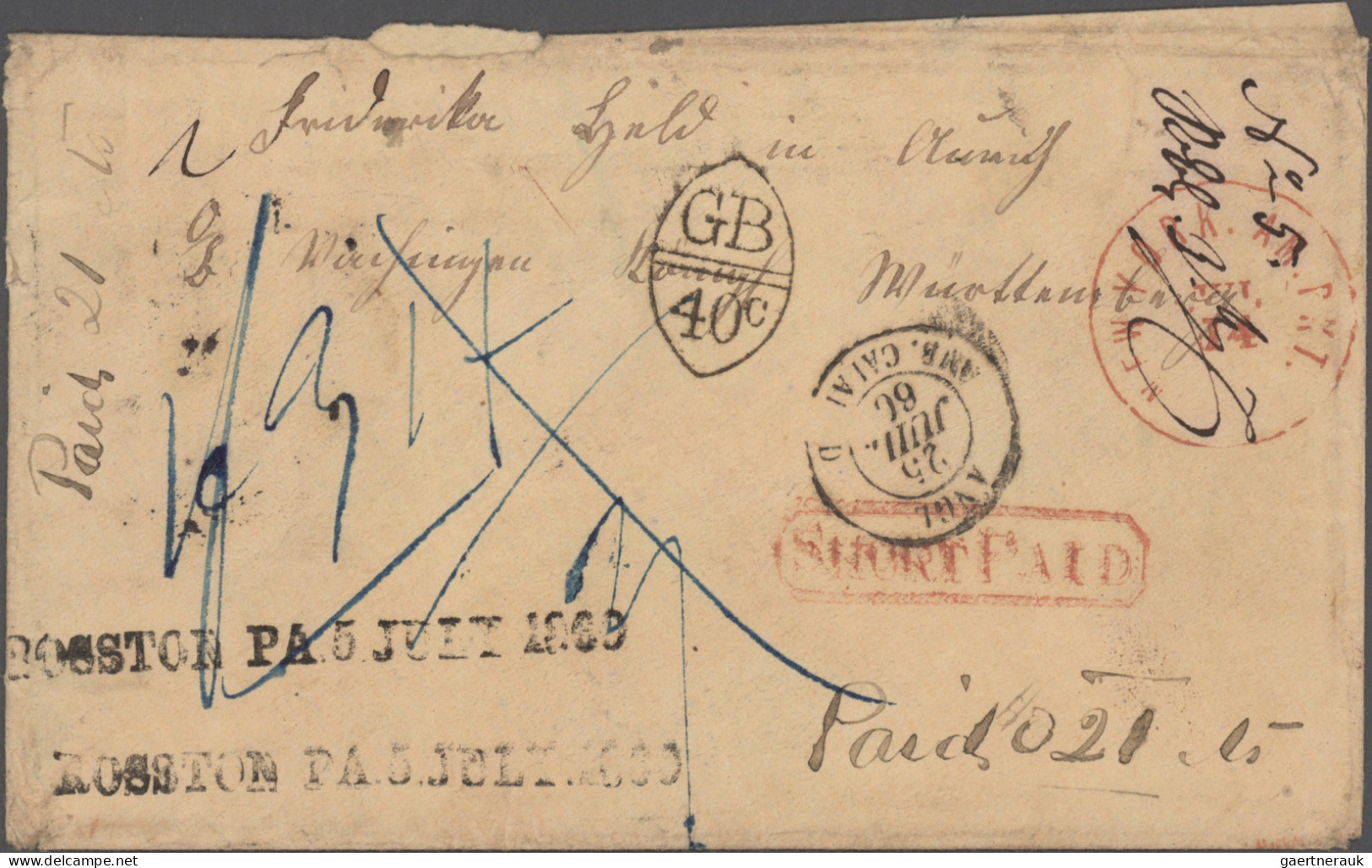 Württemberg - Marken und Briefe: 1842/1870, interessante Sammlung mit über 40 Be