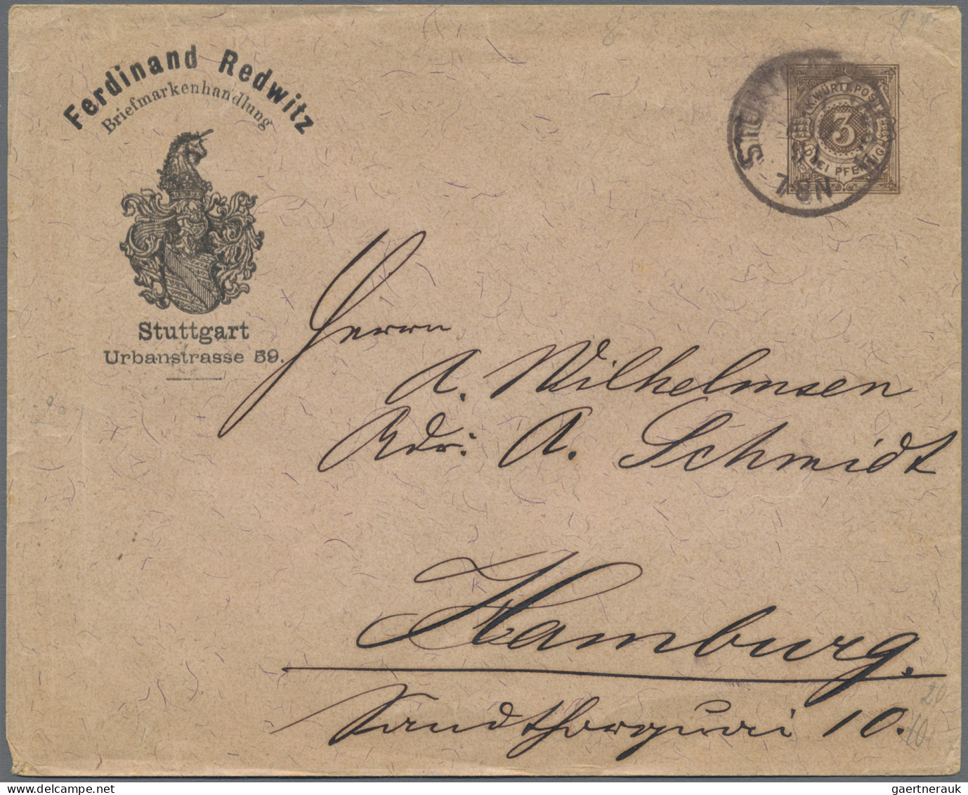 Württemberg - Ganzsachen: 1875/1920, Bestand Mit Ca. 370 Gebrauchten Und Ungebra - Otros & Sin Clasificación