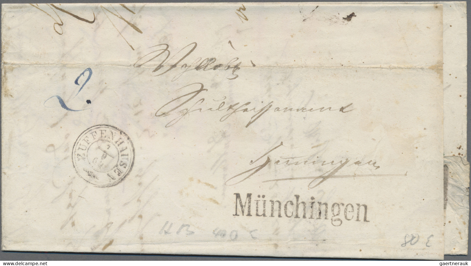 Württemberg - Postablagen: 1863/1882, Sammlung Mit über 60 Sauberen Meist Dienst - Other & Unclassified