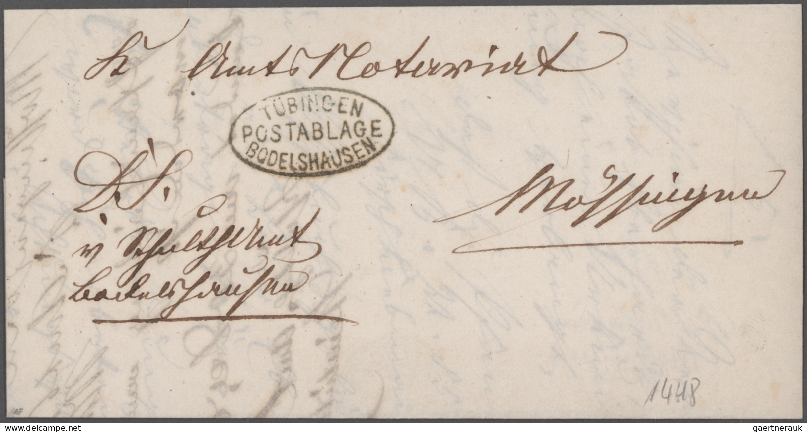 Württemberg - Postablagen: 1865/1875, Sammlung Mit über 115 Sauberen Meist Diens - Other & Unclassified