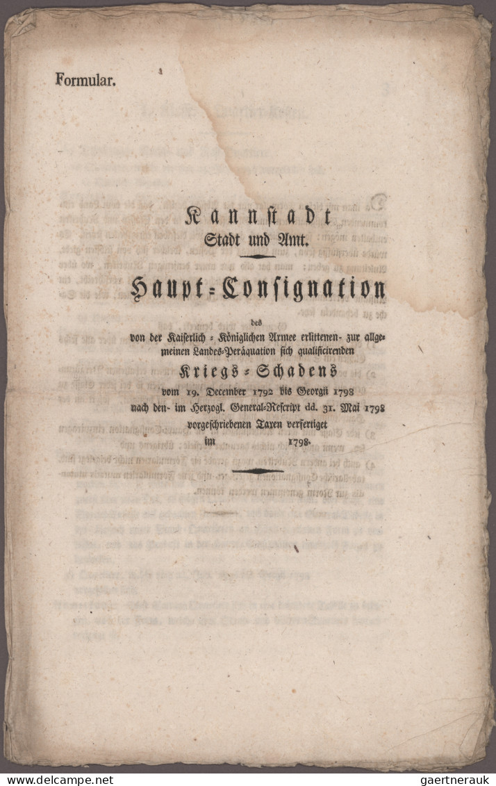 Württemberg - Besonderheiten: 1683/1935 umfangreicher, zeitgeschichtlich sehr in