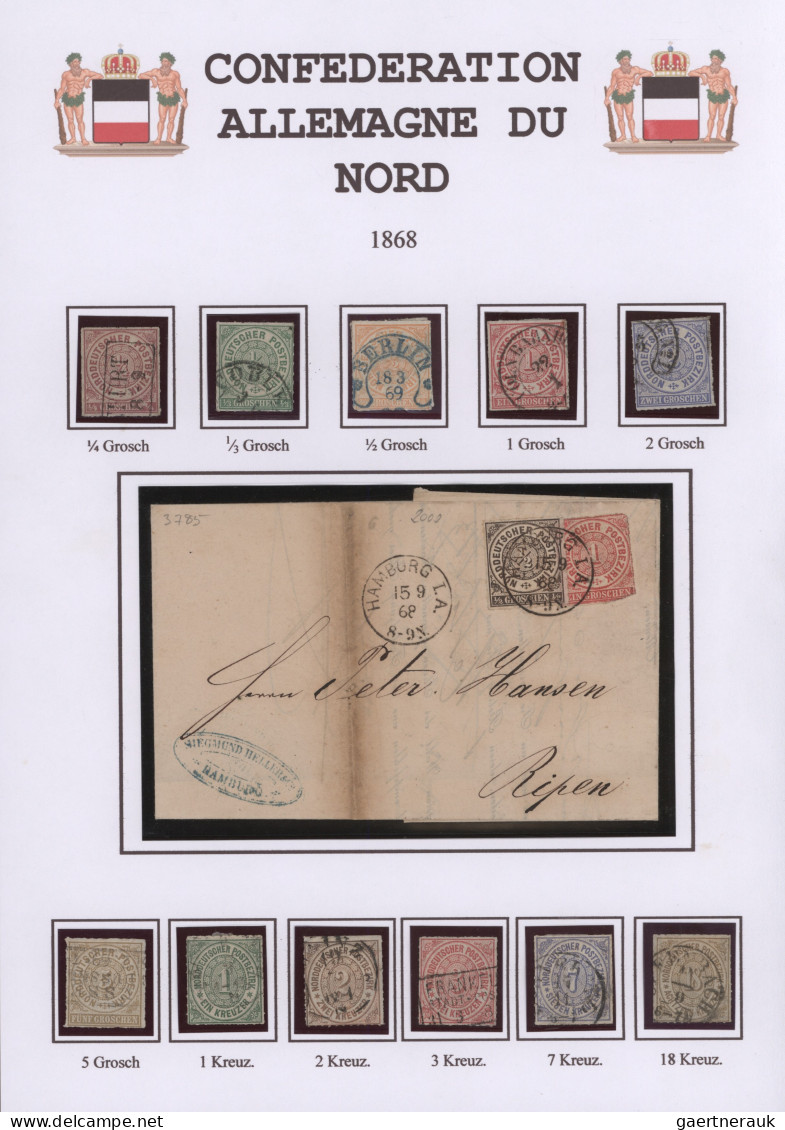 Norddeutscher Bund - Marken Und Briefe: 1867/1871, In Den Hauptnummern überkompl - Sonstige & Ohne Zuordnung