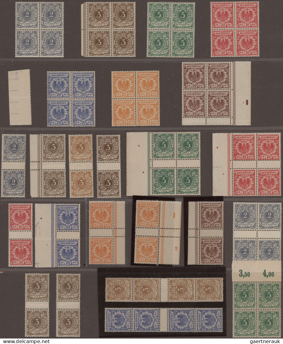 Deutsches Reich: 1872/1923, Sammlung Postfrisch/ungebrauchter Ausgaben Ab Den Br - Collections